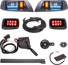 10L0L Deluxe Golf Cart LED Light Kit for Club Car DS With RGB Daytime Running - £137.02 GBP