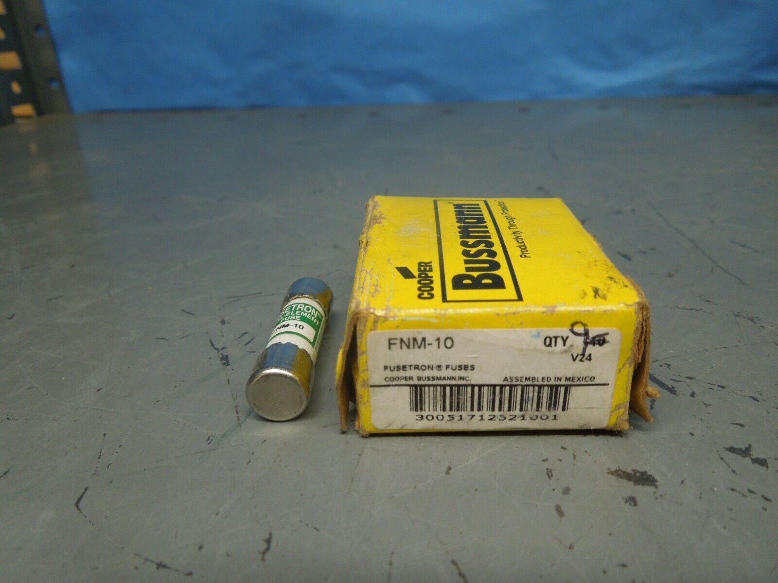 Bussmann Fusetron FNM-10 10A 250V Fuses New Surplus (Box of 9) - $28.00