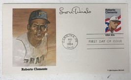 Lou Dials (d. 1994) Signed Autographed Vintage Roberto Clemente First Day Cover  - £15.98 GBP