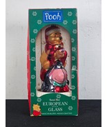 Vtg TIGGER Blown Glass XMAS Ornament European Style POOH Santa’s Best DI... - $14.80