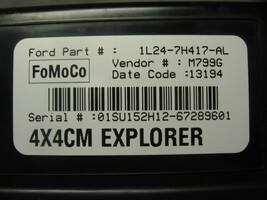 1L24-7H417-AL Ford Modulator Automatic Transmission Transfer Case Shift ... - $2,270.43 MXN
