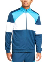 ID Ideology Men&#39;s Colorblocked Track Jacket Fresh Turquoise-Size Small - £14.38 GBP