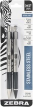 Zebra 301 Stainless Steel Pen &amp; Pencil Set - $809.98 MXN