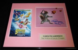 Carolyn Lawrence Signed Framed 16x20 Photo Set AW Spongebob Sandy Cheeks - £100.84 GBP