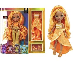 RAINBOW HIGH Meena Fleur- Saffron Gold Fashion Doll. 2 Designer Outfits - £37.49 GBP