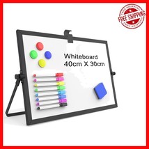 Portable A3 Magnetic Whiteboard Easel - Large 16in x 12in for Creative L... - $465.41 MXN