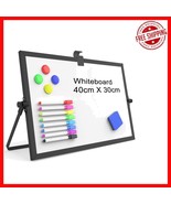 Portable A3 Magnetic Whiteboard Easel - Large 16in x 12in for Creative L... - $34.42 CAD
