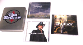 Tim Mc Graw Collector&#39;s Edition Tin 2008 Curb Records, Inc. 3-CD&#39;s Clean Discs - £9.37 GBP