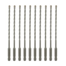 5/32 Inch X 6 Inch Masonry Drill Bit, Carbide Tipped 10-Pack For, 5/32" X 6", 10 - $35.99