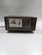 General Electric GE Alarm Clock AM/FM Radio - Vintage Wood Grain - Model... - £23.64 GBP
