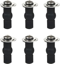 6 Pack Universal Toilet Seat Hinges Screw, Toilet Seat, With One Expandable Ball - £28.18 GBP