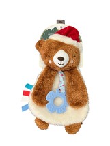 Modern Baby Snuggle Blankie Security Blanket Christmas Bear Teether Sens... - $4.90
