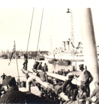 WWI African American Soldier Army Troop Ship Real Photo Postcard - $60.00