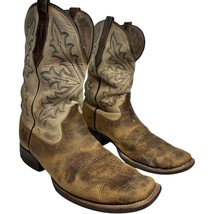 Ariat mens Qualifier Camp Brown &amp; Rosin Tan Western Boots 10035901 size ... - $60.80
