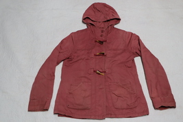 MOSSIMO Womens Hooded Old Pink Thin Spring Fall Jacket Coat Size S - $14.99