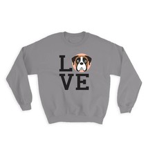 Love Boxer Cute : Gift Sweatshirt Dog Cartoon Funny Owner Heart Pet Mom Dad - £22.76 GBP