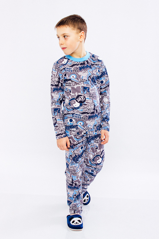 Pajama Set (boys), Any season,  Nosi svoe 6076-002-4 (nadpysy-siryj) - $30.68