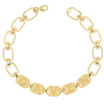 Custom Chain Link Name Bracelet - €2.711,28 EUR