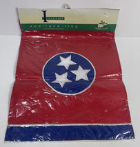 Tennessee Tri-Star Flag - Initial Applique Flag (12&quot; x 16&quot;) - $7.99
