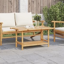 Coffee Table Natural Bamboo Bamboo 35.4 x 19.7 x 17.7 in - $124.99