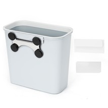 Magnetic Hanging Trash Can, 2.1 Gallon Plastic Garbage Container, Multi-... - $47.99