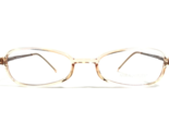 Miraflex Niños Gafas Monturas 43 G1 Transparente Oro Rectangular Complet... - $83.79