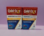 2x Cold-EeZe Natural Mixed Berry Cold &amp; Flu Zinc 25 Lozenges Ea Multi-Sy... - £11.49 GBP