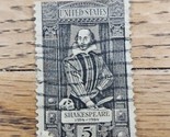 US Stamp Shakespeare 5c Used Black/White - $0.94
