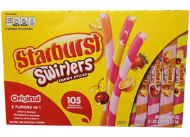 Starburst Swirlers Chewy Sticks, 105 Count, 38.8 Ounce - £20.38 GBP