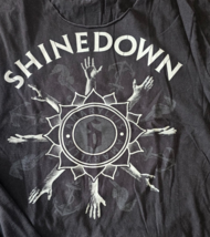 Shinedown. 2012 U.S. Tour 2012 Shirt Black Med Cities on Back - $9.89
