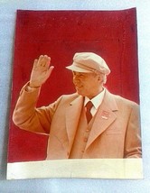 old original poster banner photo-communist area-propaganda-PPSH-Enver Ho... - £74.07 GBP