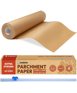 Unbleached Parchment Paper for Baking, 15 in X 210 Ft, 260 Sq.Ft, Heavy ... - $24.47
