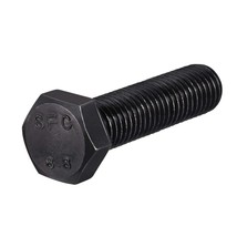 uxcell M14x50mm Hex Head Screw Bolts Fastener Grade 8.8 Carbon Steel Black 3pcs - £14.38 GBP