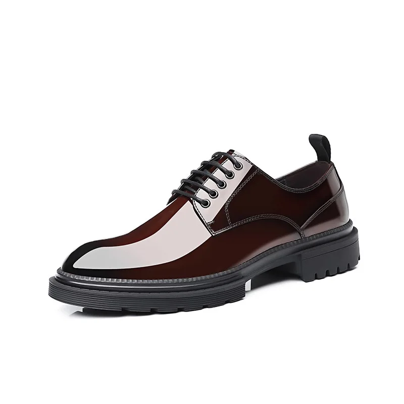 Vintage Fashion Men Leather Shoes Daily Dress Business Shoes Male  Spring Autumn - £220.44 GBP