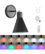 FILIMITIY Battery Operated Modern Dimmable LED RGB Wall Sconce Black - €16,48 EUR FILIMITIY Battery Operated Modern Dimmable LED RGB Wall Sconce Black - €16,48 EUR