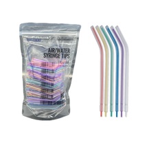 BRITEDENT Air/Water Syringe Tips Assorted Rainbow Colors 250/Pk BSI-6002 - £9.77 GBP