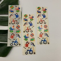 Mrs Grossmans Vintage 90s Stickers By The Yard Childrens Toys Dolls Hors... - $9.89