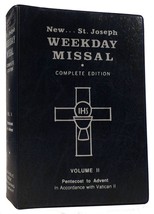 New... St. Joseph Weekday Missal Volume II-PENTECOST To Advent Complete Editio - £73.83 GBP
