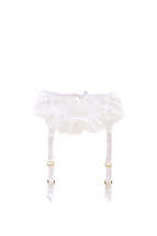 L&#39;AGENT BY AGENT PROVOCATEUR Womens Suspenders Lovely Lace White Size S - £27.66 GBP