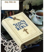 Plastic Canvas Inspirational Bible Rejoice Bless This House Wall Hanging... - £7.12 GBP