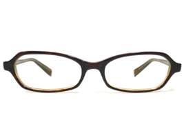 Oliver Peoples Eyeglasses Frames Fabi H Brown Cat Eye Full Rim 50-16-135 - $139.47
