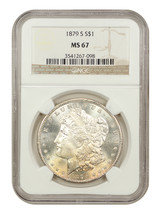 1879-S $1 Ngc MS67 - £851.77 GBP