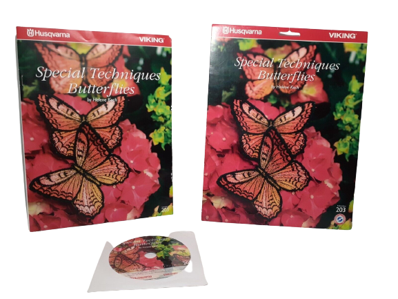Primary image for Husqvarna Viking Butterflies Embroidery Designs Multi-format CD # 203