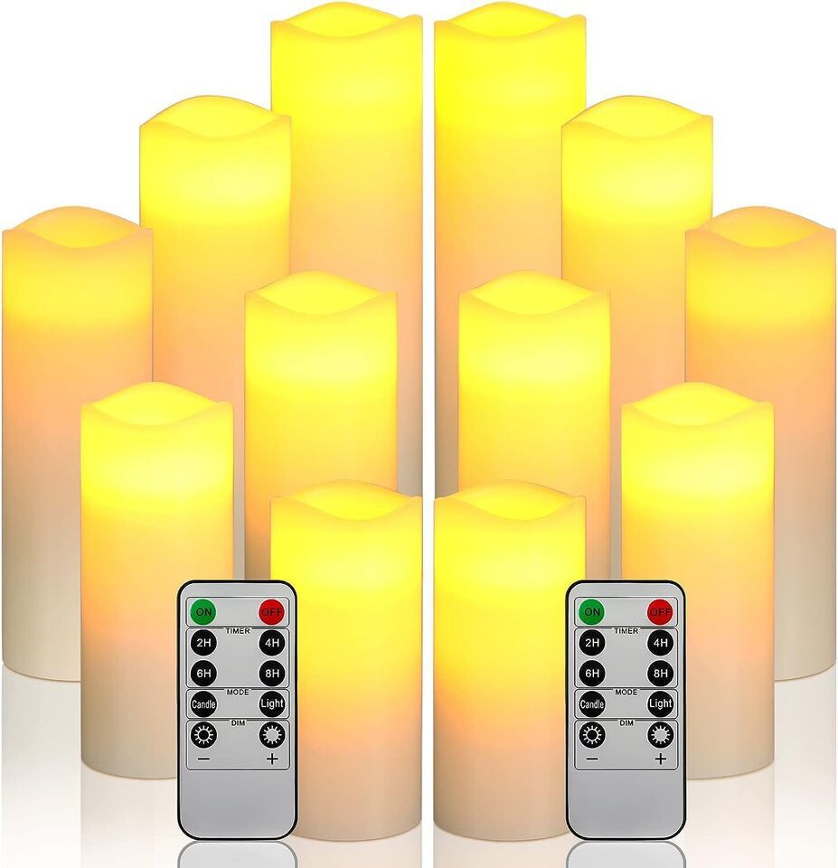 Primary image for Flameless Candle with Remote Control LED Candle 12 Pcs