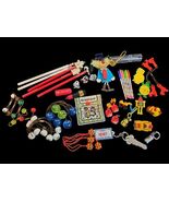 Vintage 1970s 80s Girls Room Junk Drawer Lot Goody Russ Post Cereal Key ... - $924.91 MXN