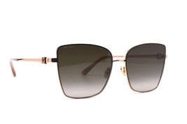 NEW JIMMY CHOO VELLA/S PY3 GOLD BROWN AUTHENTIC SUNGLASSES 59-16 - £164.42 GBP
