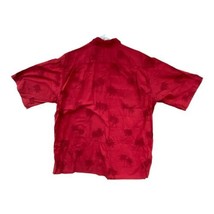 Reyn Spooner MLB Los Angeles A’s Baseball XL Red Palm Trees Hawaiian Shirt - £35.02 GBP