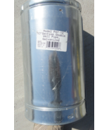 NEW HIGH TEMPERTURE 12&quot; SECTION DOUBLE WALL PIPE GALVANIZED MODEL P-47-12 - $87.05 CAD
