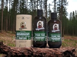 Dr. Squatch Pine Tar Bundle, 8fl oz Shampoo, 11.5fl oz Conditioner, 2.65... - $32.99