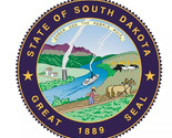 South Dakota State Seal Sticker Decal R558 - £1.56 GBP+